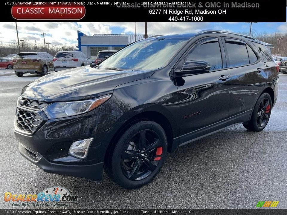 2020 Chevrolet Equinox Premier AWD Mosaic Black Metallic / Jet Black Photo #1