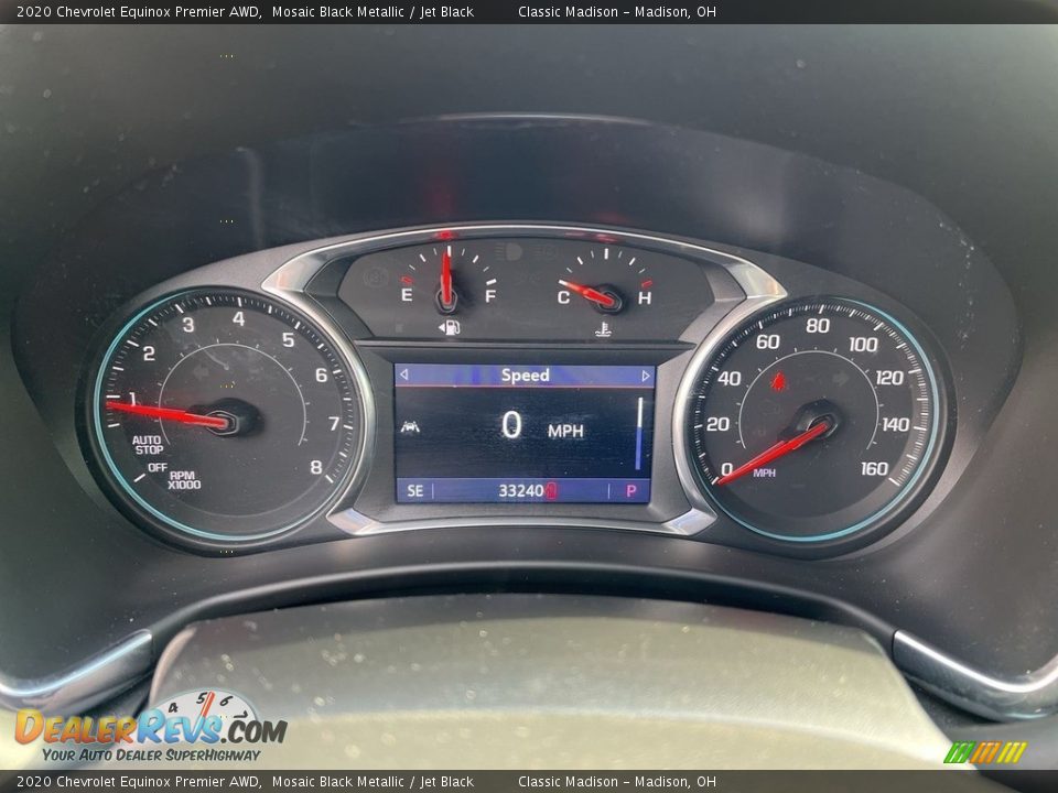 2020 Chevrolet Equinox Premier AWD Mosaic Black Metallic / Jet Black Photo #10