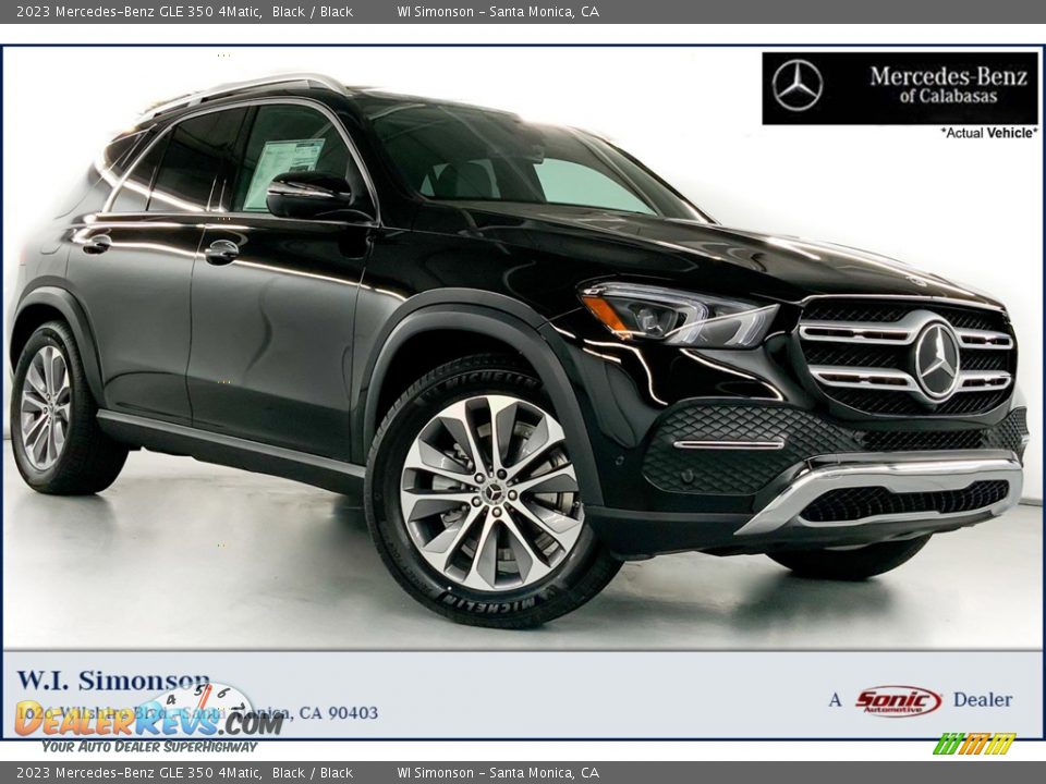 2023 Mercedes-Benz GLE 350 4Matic Black / Black Photo #1