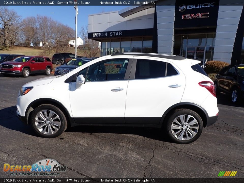 2019 Buick Encore Preferred AWD Summit White / Ebony Photo #2