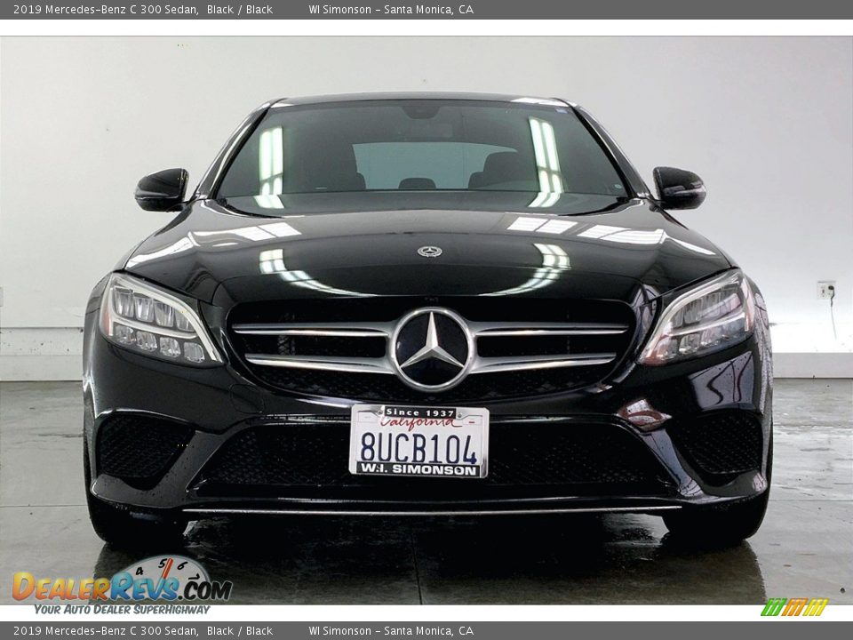 2019 Mercedes-Benz C 300 Sedan Black / Black Photo #2