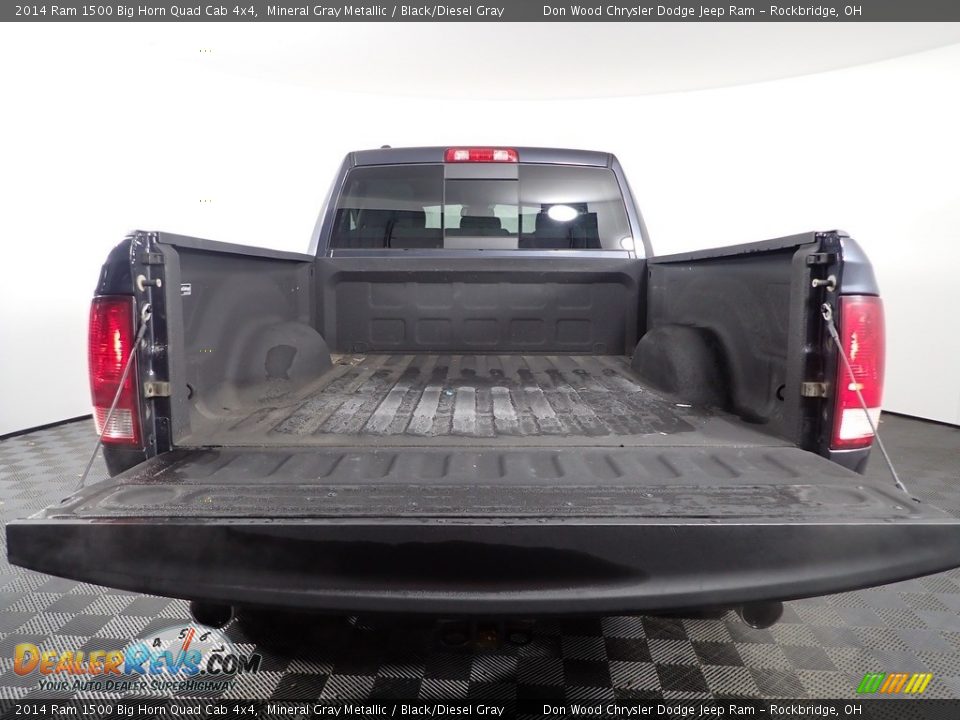 2014 Ram 1500 Big Horn Quad Cab 4x4 Mineral Gray Metallic / Black/Diesel Gray Photo #7