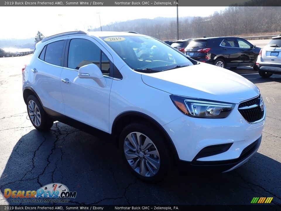 2019 Buick Encore Preferred AWD Summit White / Ebony Photo #9