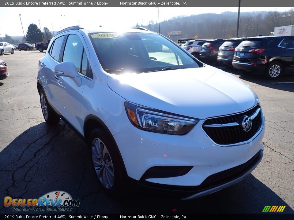 2019 Buick Encore Preferred AWD Summit White / Ebony Photo #10