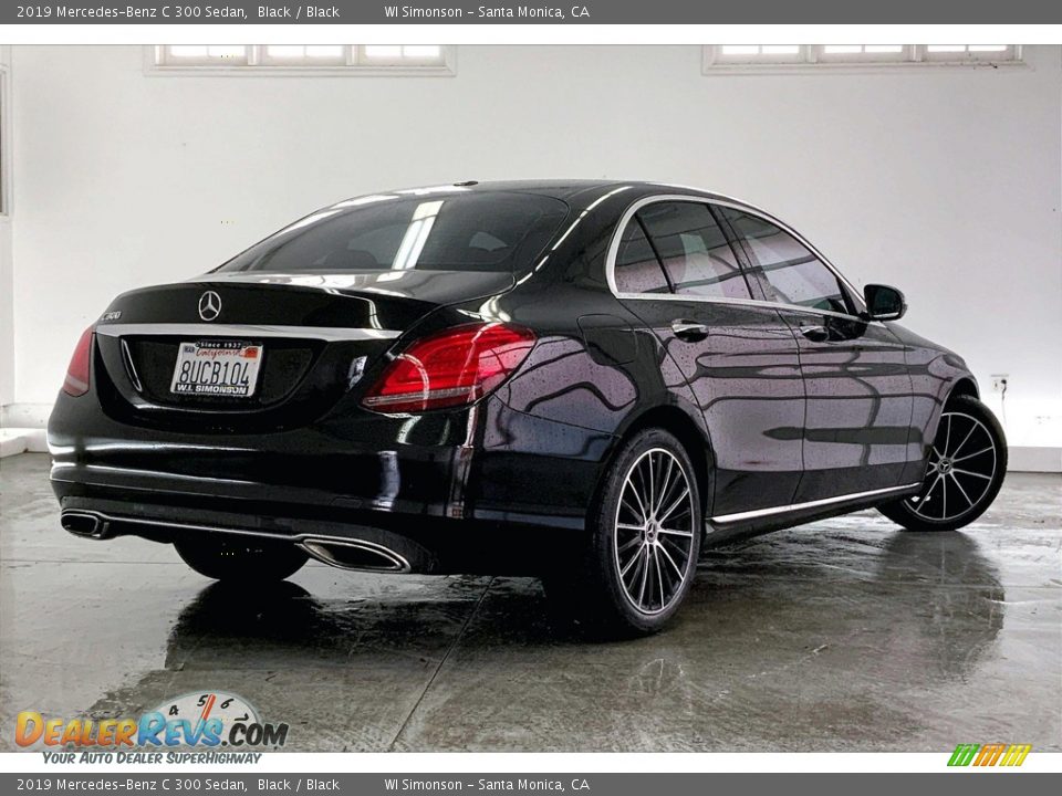 2019 Mercedes-Benz C 300 Sedan Black / Black Photo #13