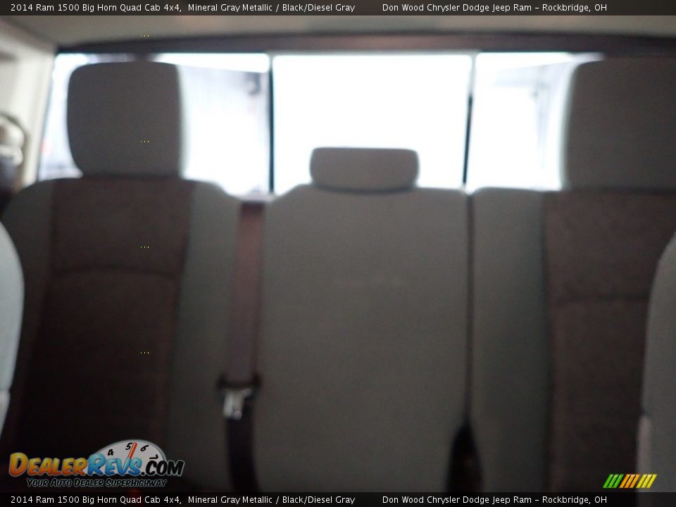 2014 Ram 1500 Big Horn Quad Cab 4x4 Mineral Gray Metallic / Black/Diesel Gray Photo #20
