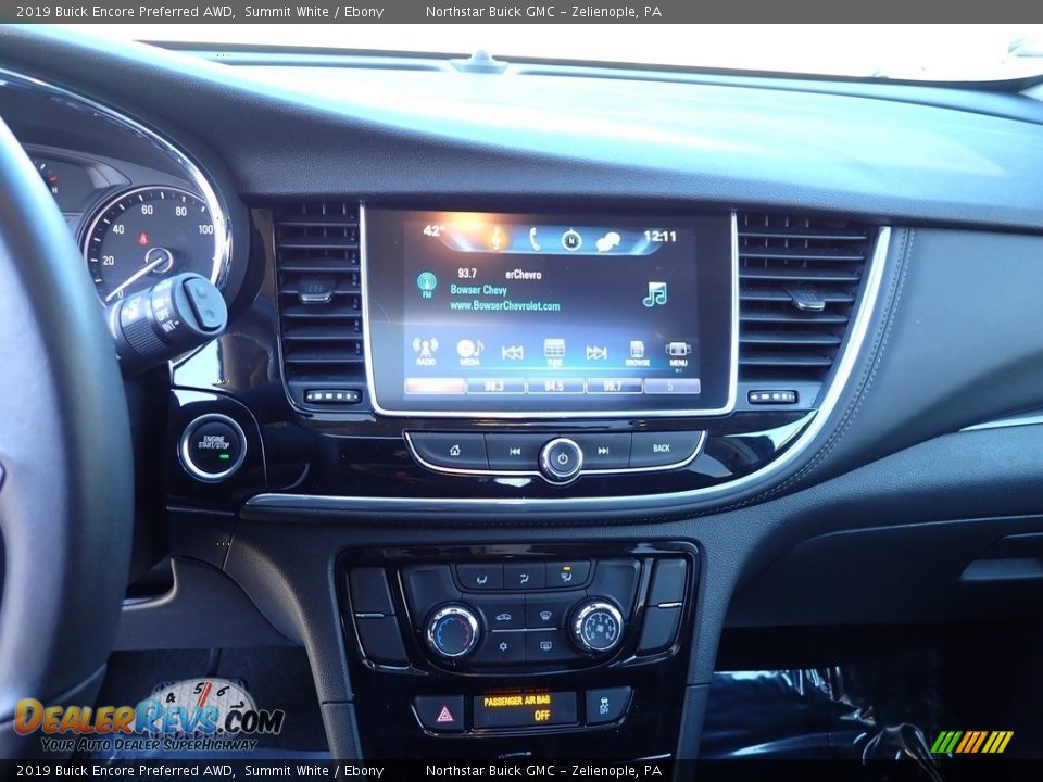 2019 Buick Encore Preferred AWD Summit White / Ebony Photo #25