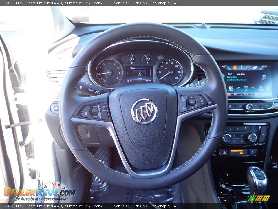 2019 Buick Encore Preferred AWD Summit White / Ebony Photo #29