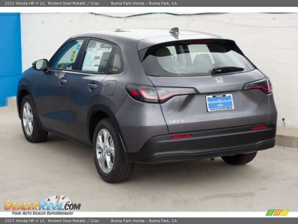 2023 Honda HR-V LX Modern Steel Metallic / Gray Photo #2