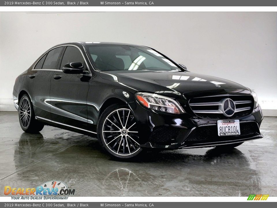 2019 Mercedes-Benz C 300 Sedan Black / Black Photo #34