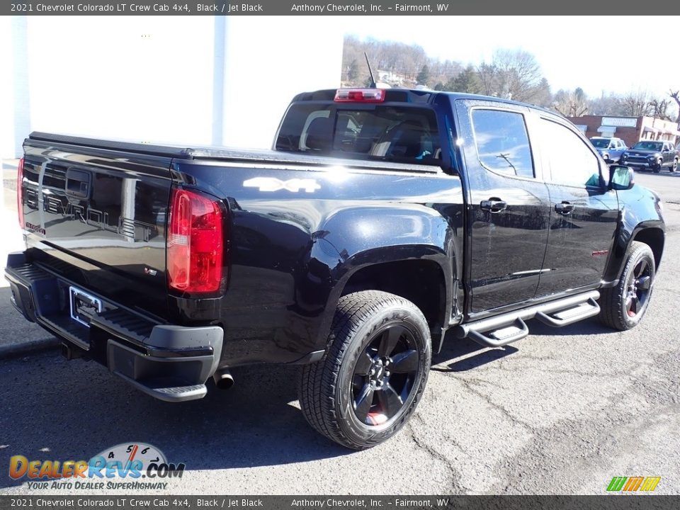 2021 Chevrolet Colorado LT Crew Cab 4x4 Black / Jet Black Photo #3