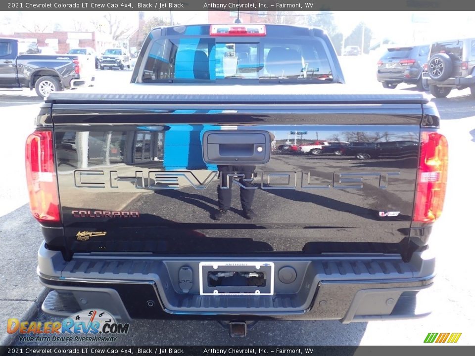 2021 Chevrolet Colorado LT Crew Cab 4x4 Black / Jet Black Photo #4