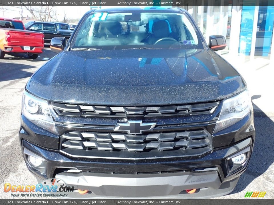 2021 Chevrolet Colorado LT Crew Cab 4x4 Black / Jet Black Photo #9