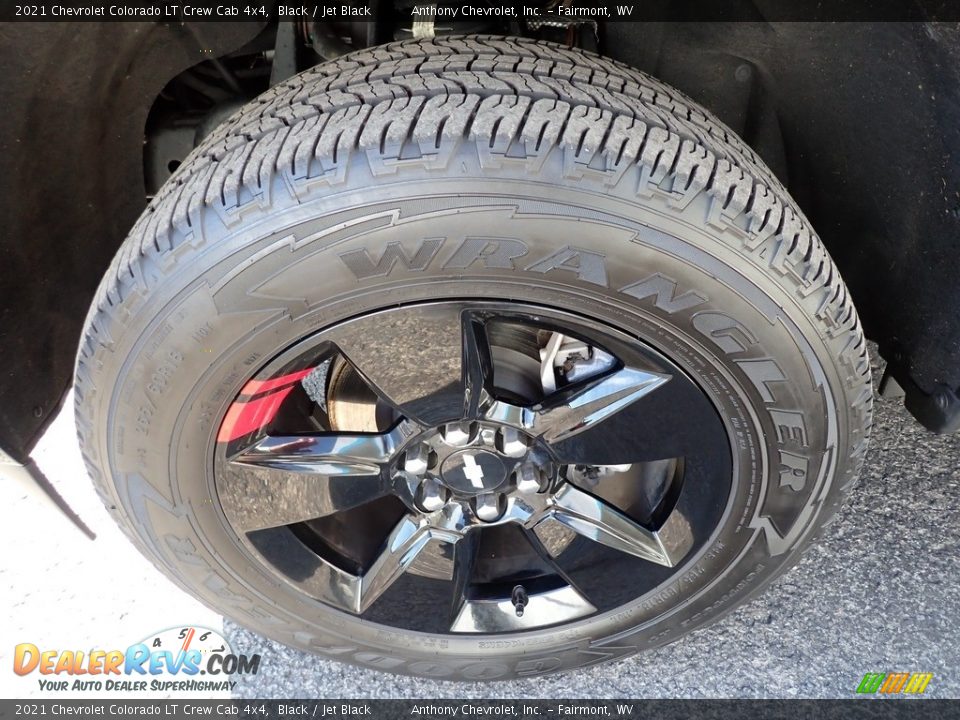 2021 Chevrolet Colorado LT Crew Cab 4x4 Black / Jet Black Photo #10