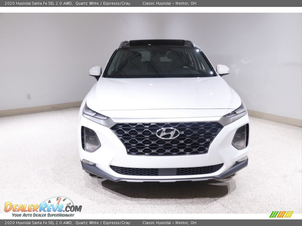 2020 Hyundai Santa Fe SEL 2.0 AWD Quartz White / Espresso/Gray Photo #2