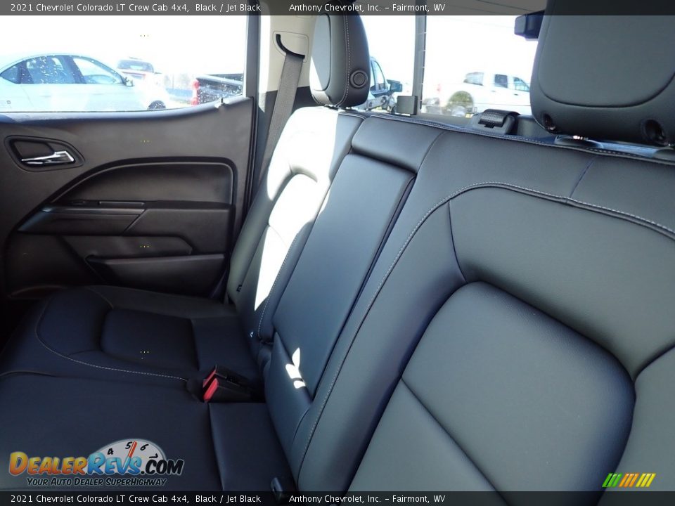 2021 Chevrolet Colorado LT Crew Cab 4x4 Black / Jet Black Photo #12