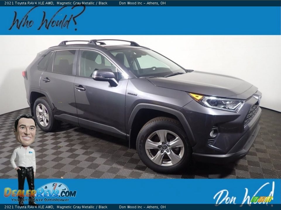 2021 Toyota RAV4 XLE AWD Magnetic Gray Metallic / Black Photo #1