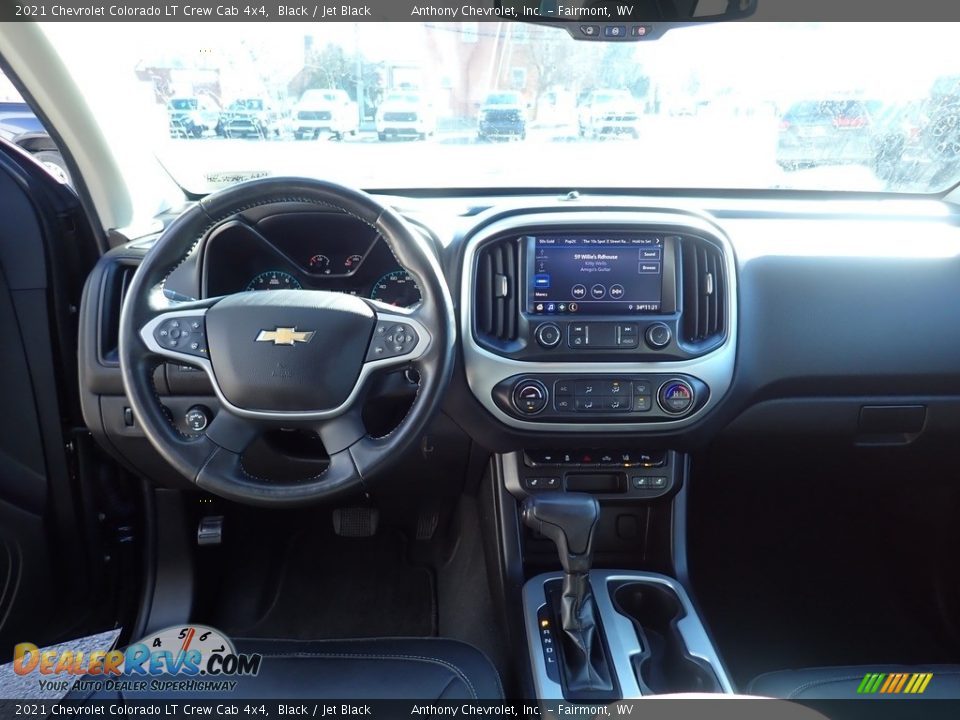 2021 Chevrolet Colorado LT Crew Cab 4x4 Black / Jet Black Photo #13