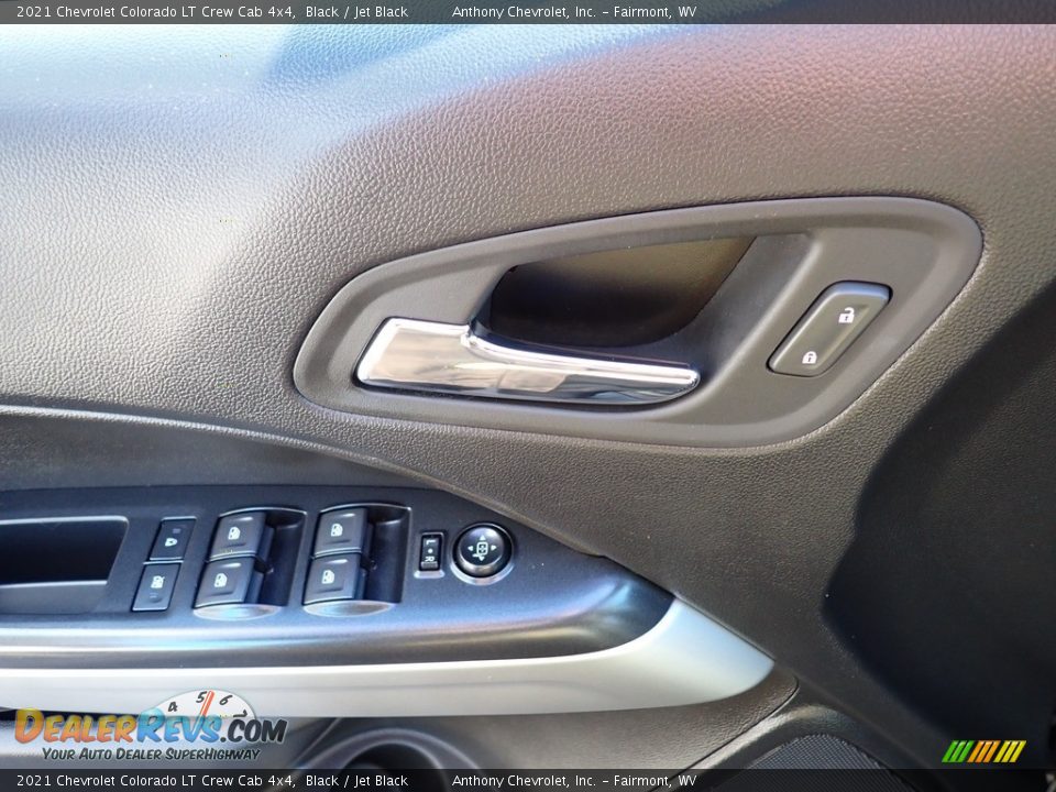 2021 Chevrolet Colorado LT Crew Cab 4x4 Black / Jet Black Photo #14