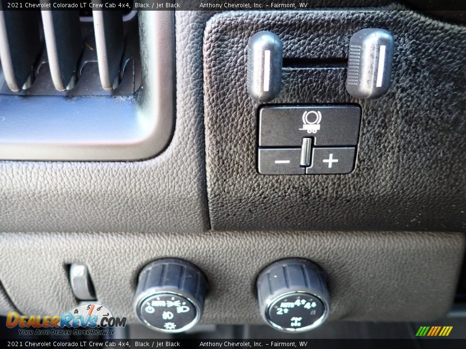 2021 Chevrolet Colorado LT Crew Cab 4x4 Black / Jet Black Photo #17