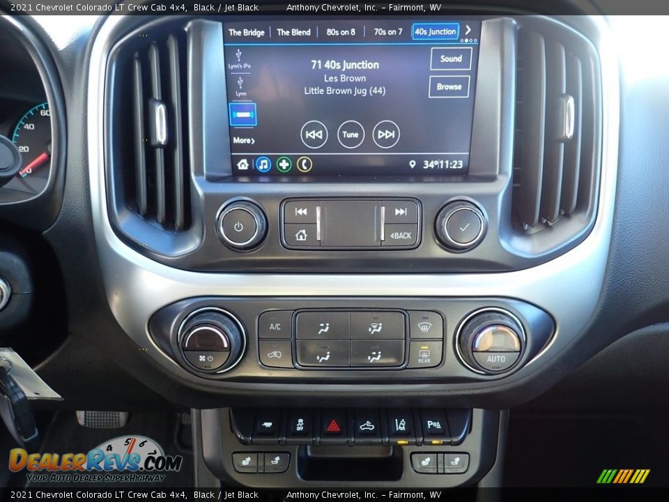 2021 Chevrolet Colorado LT Crew Cab 4x4 Black / Jet Black Photo #19