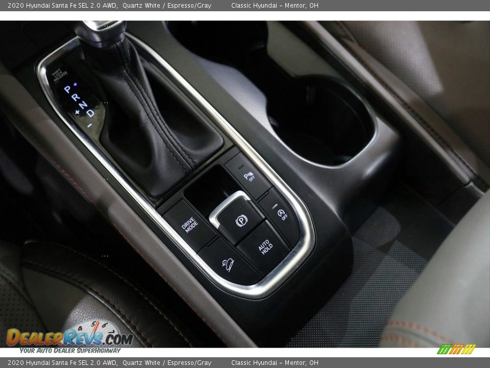2020 Hyundai Santa Fe SEL 2.0 AWD Quartz White / Espresso/Gray Photo #13