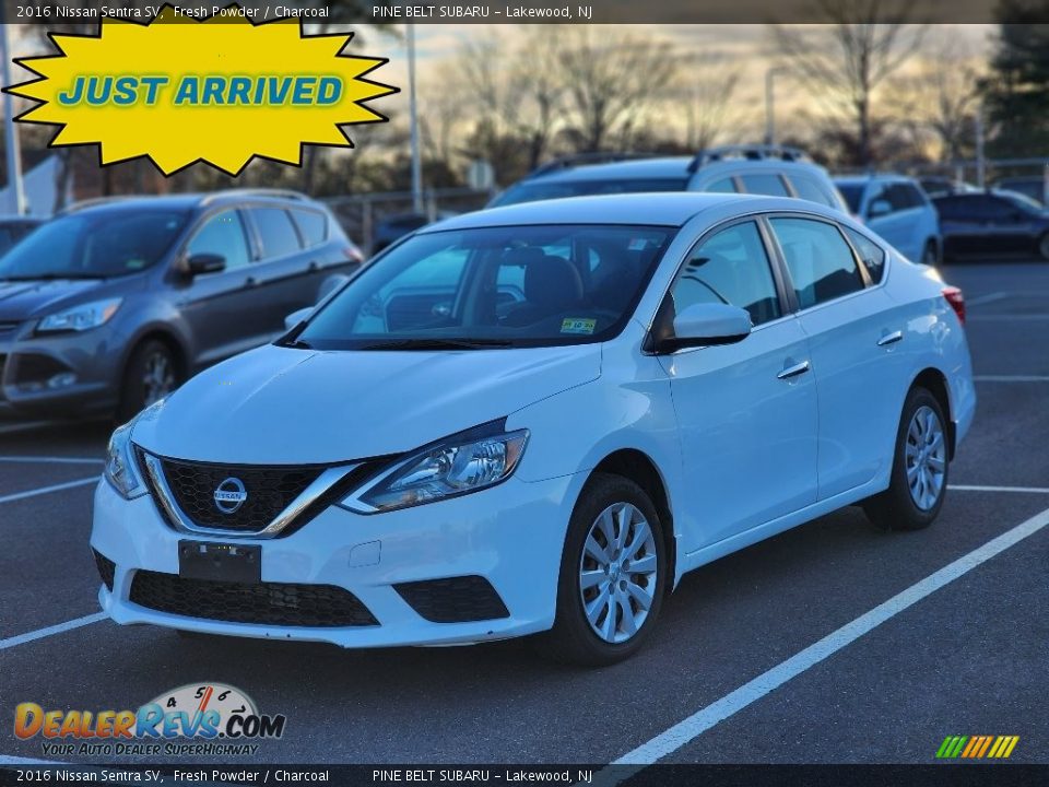 2016 Nissan Sentra SV Fresh Powder / Charcoal Photo #1