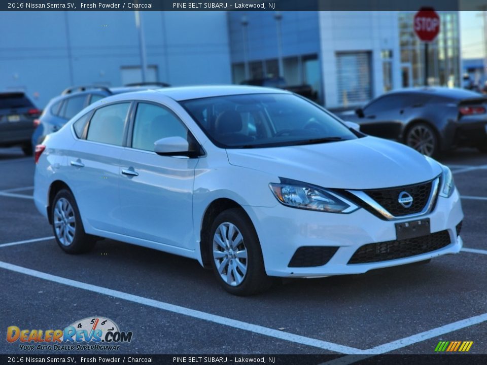 2016 Nissan Sentra SV Fresh Powder / Charcoal Photo #2