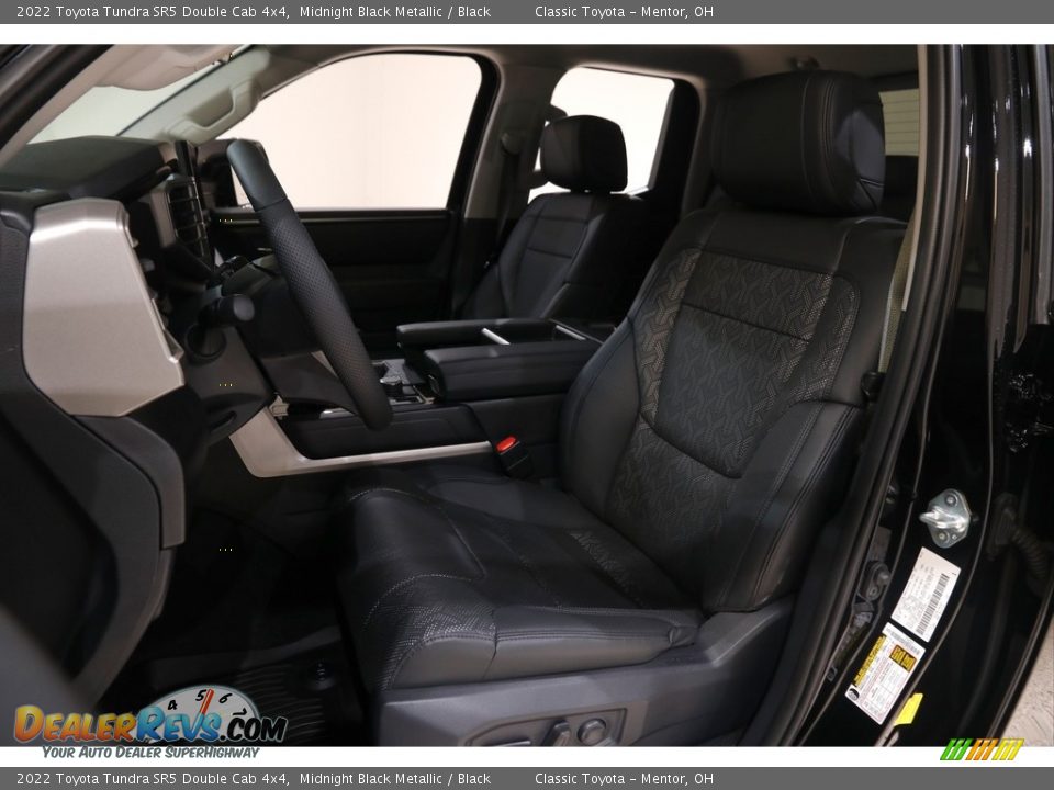 Front Seat of 2022 Toyota Tundra SR5 Double Cab 4x4 Photo #5