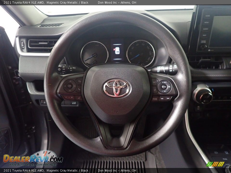 2021 Toyota RAV4 XLE AWD Magnetic Gray Metallic / Black Photo #25
