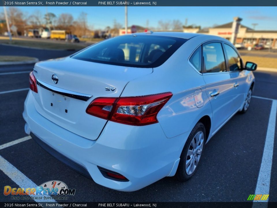 2016 Nissan Sentra SV Fresh Powder / Charcoal Photo #4