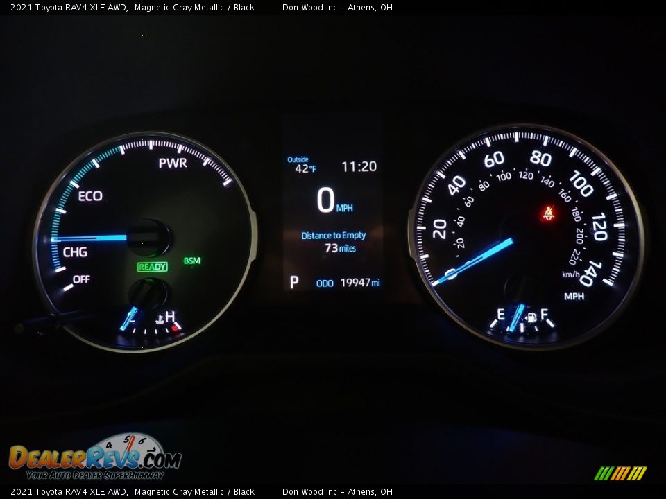 2021 Toyota RAV4 XLE AWD Magnetic Gray Metallic / Black Photo #26