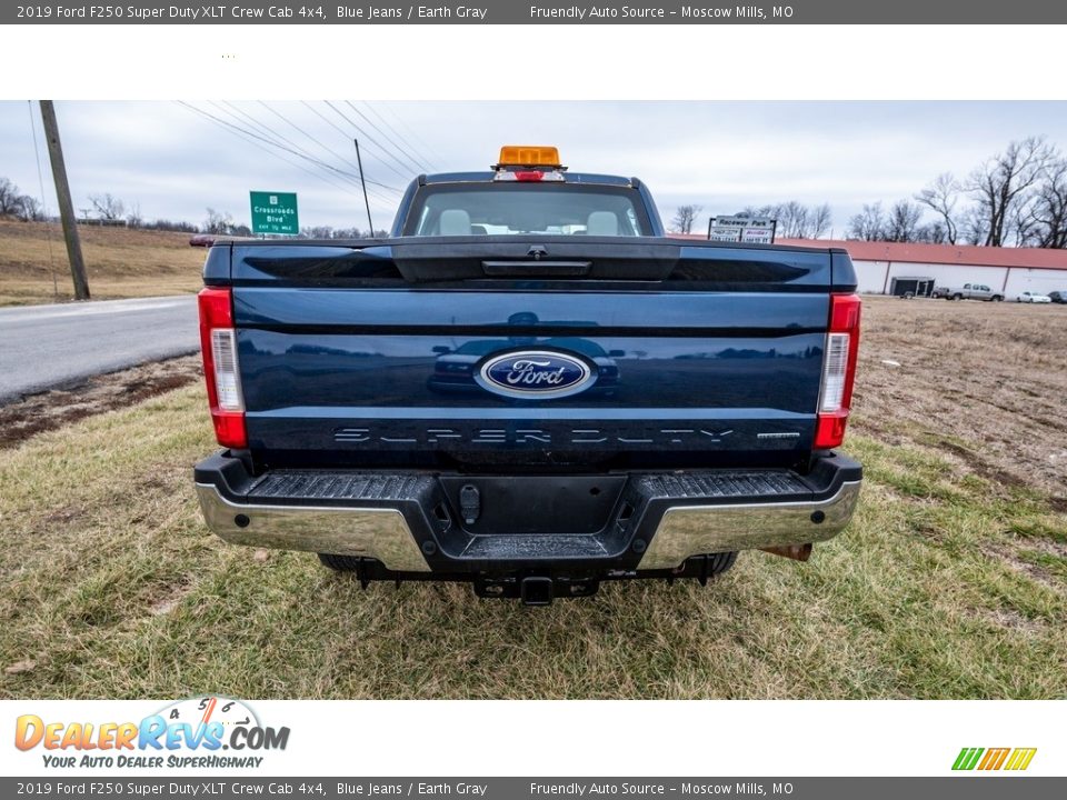 2019 Ford F250 Super Duty XLT Crew Cab 4x4 Blue Jeans / Earth Gray Photo #5