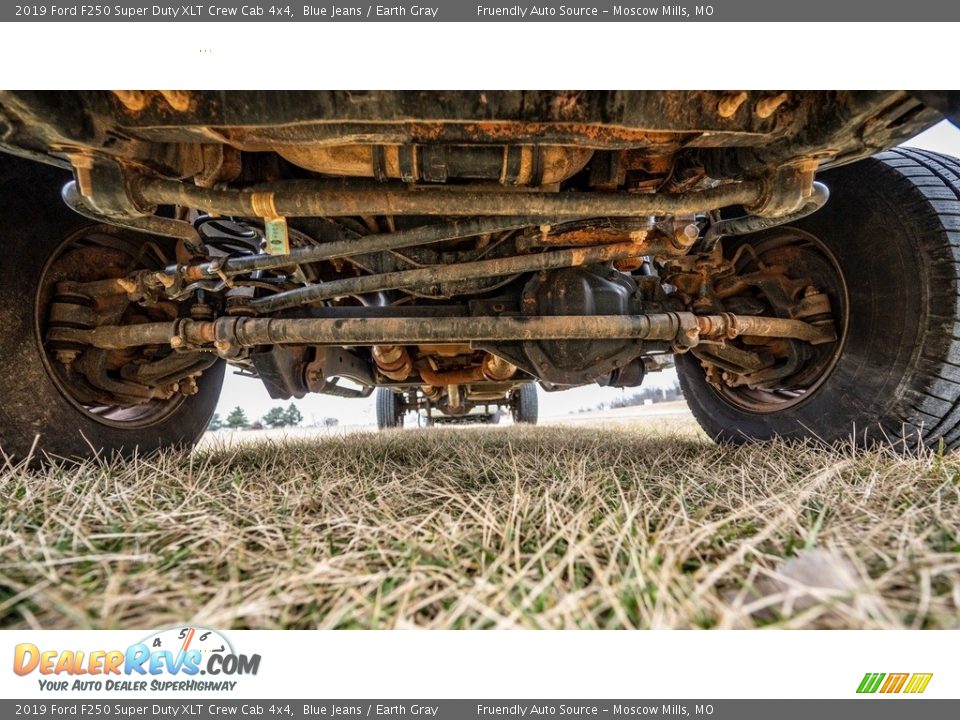 2019 Ford F250 Super Duty XLT Crew Cab 4x4 Blue Jeans / Earth Gray Photo #10