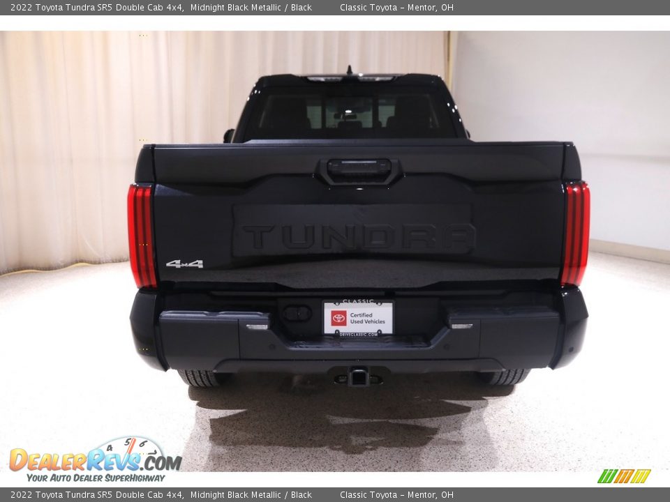 2022 Toyota Tundra SR5 Double Cab 4x4 Midnight Black Metallic / Black Photo #21