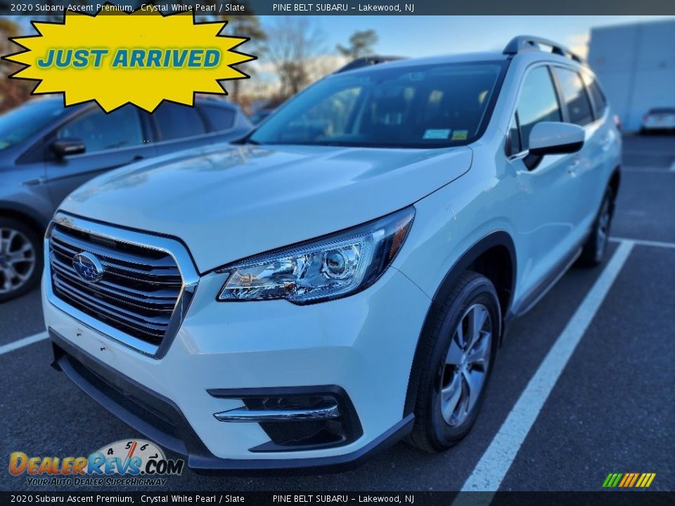 2020 Subaru Ascent Premium Crystal White Pearl / Slate Photo #1