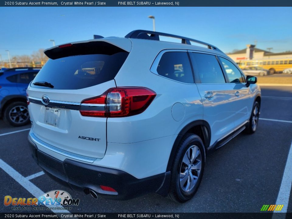 2020 Subaru Ascent Premium Crystal White Pearl / Slate Photo #2