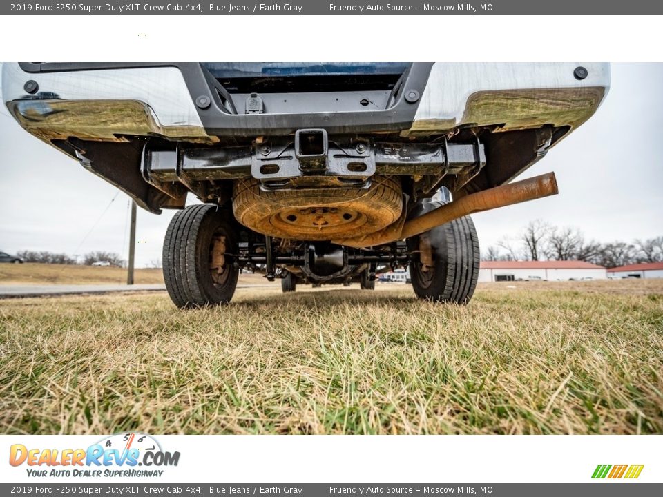 2019 Ford F250 Super Duty XLT Crew Cab 4x4 Blue Jeans / Earth Gray Photo #13
