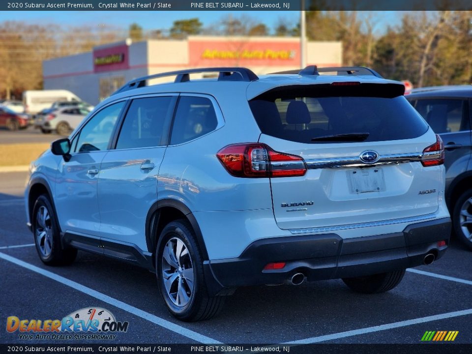 2020 Subaru Ascent Premium Crystal White Pearl / Slate Photo #4