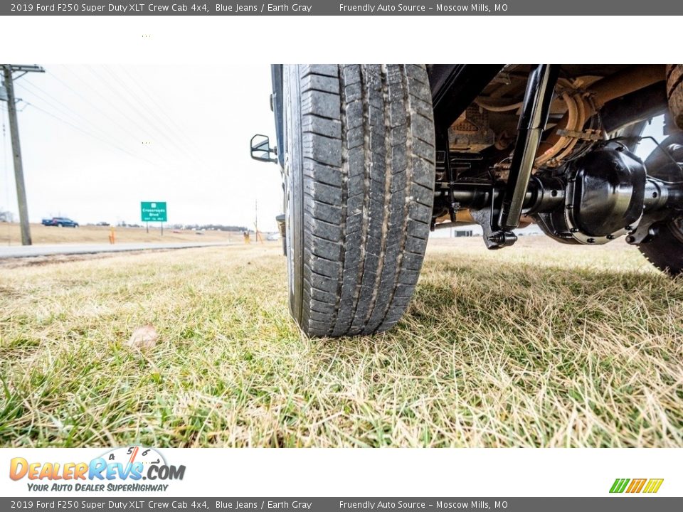 2019 Ford F250 Super Duty XLT Crew Cab 4x4 Blue Jeans / Earth Gray Photo #14