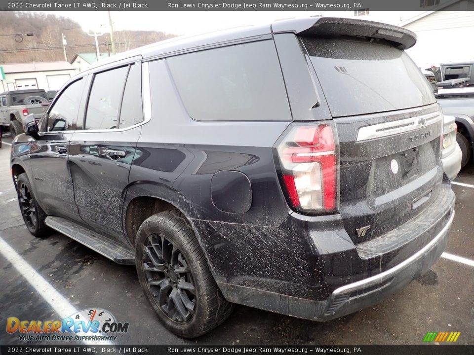 2022 Chevrolet Tahoe LT 4WD Black / Jet Black Photo #2