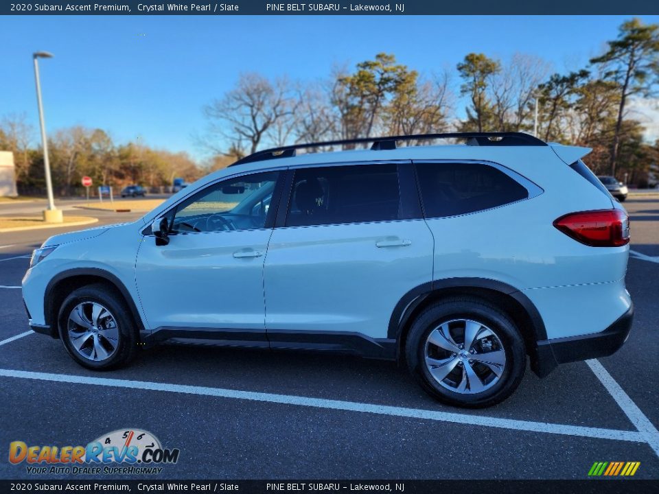 2020 Subaru Ascent Premium Crystal White Pearl / Slate Photo #6