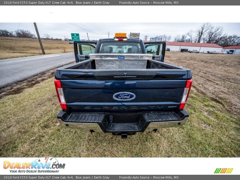 2019 Ford F250 Super Duty XLT Crew Cab 4x4 Blue Jeans / Earth Gray Photo #20