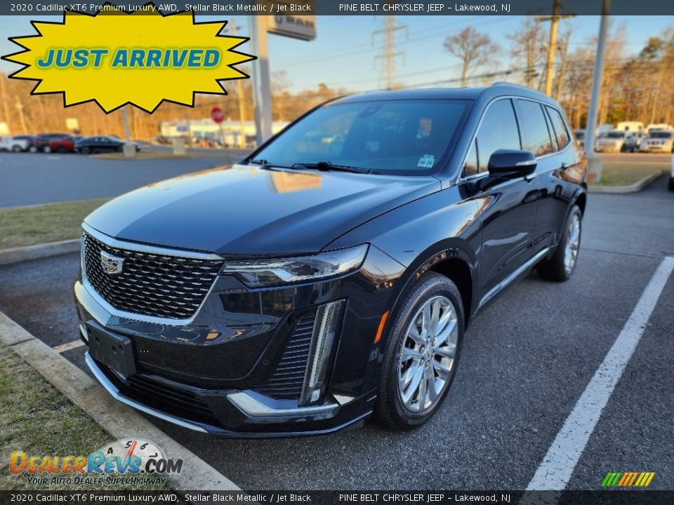 2020 Cadillac XT6 Premium Luxury AWD Stellar Black Metallic / Jet Black Photo #1