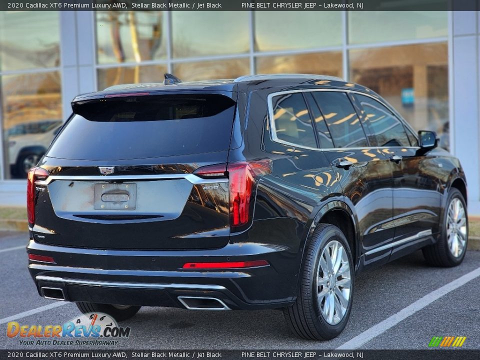 2020 Cadillac XT6 Premium Luxury AWD Stellar Black Metallic / Jet Black Photo #6