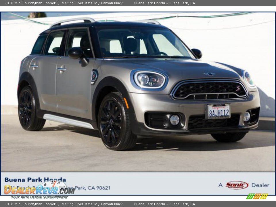 2018 Mini Countryman Cooper S Melting Silver Metallic / Carbon Black Photo #1