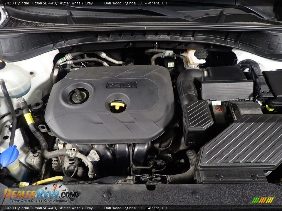 2020 Hyundai Tucson SE AWD Winter White / Gray Photo #6