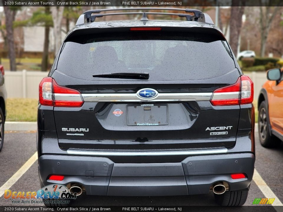 2020 Subaru Ascent Touring Crystal Black Silica / Java Brown Photo #6