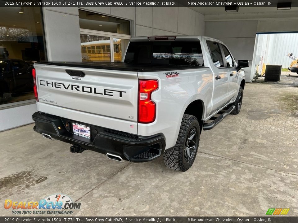 2019 Chevrolet Silverado 1500 LT Z71 Trail Boss Crew Cab 4WD Silver Ice Metallic / Jet Black Photo #7