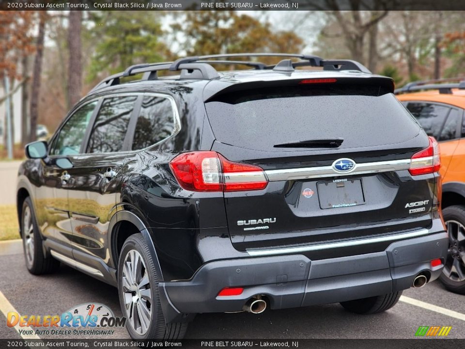 2020 Subaru Ascent Touring Crystal Black Silica / Java Brown Photo #7